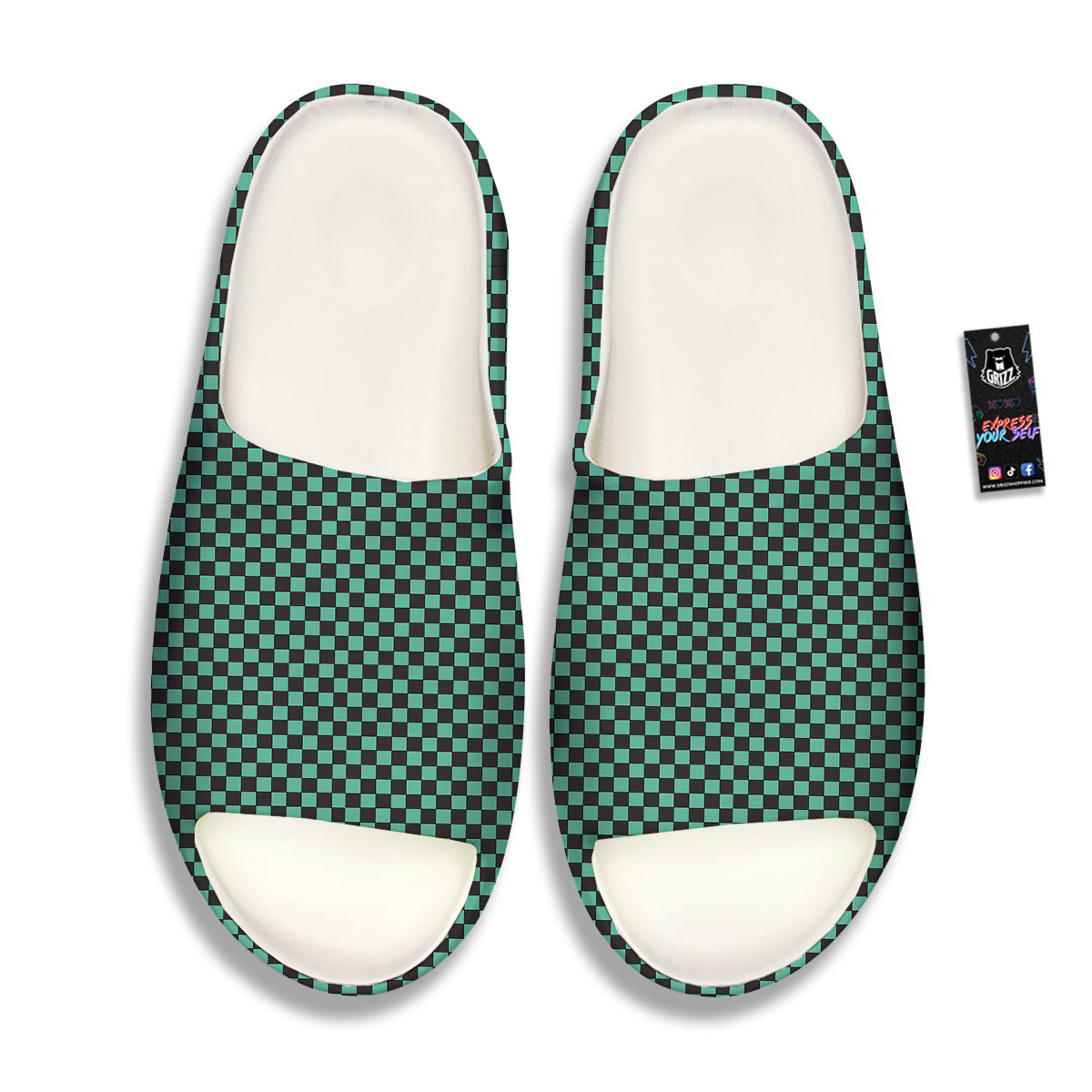 Tanjiro Print Pattern Sandals-grizzshop