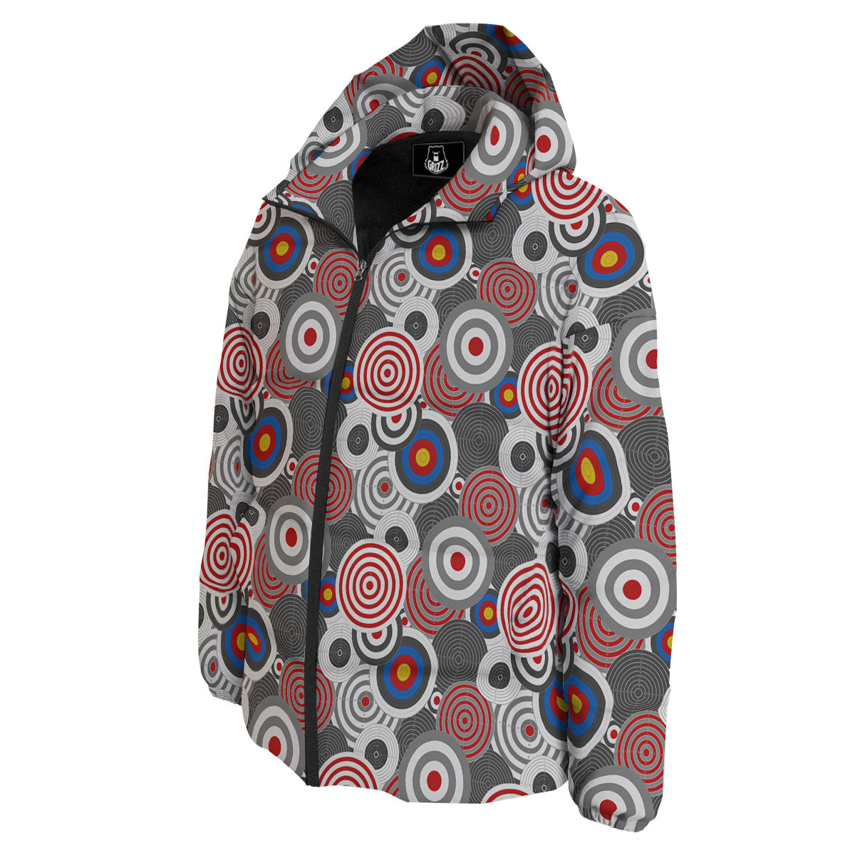 Target Darts Board Game Print Pattern Down Jacket-grizzshop
