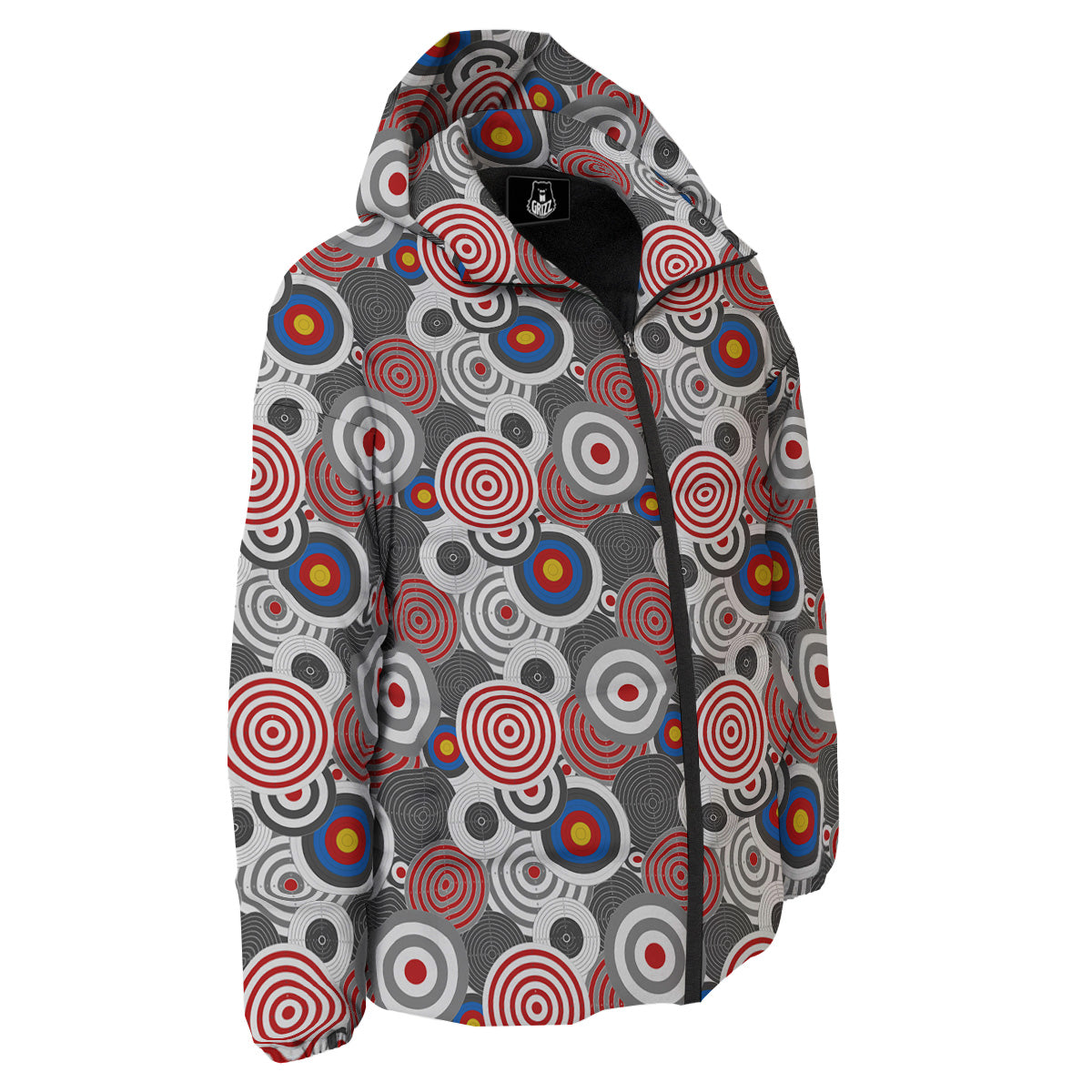 Target Darts Board Game Print Pattern Down Jacket-grizzshop
