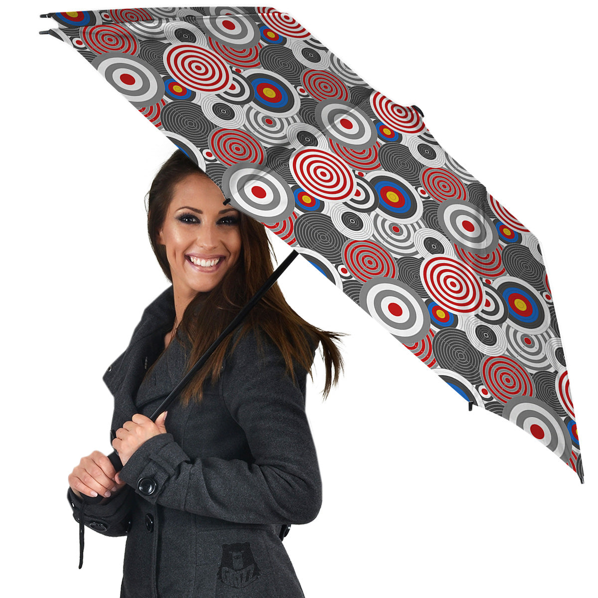 Target Darts Board Game Print Pattern Umbrella-grizzshop