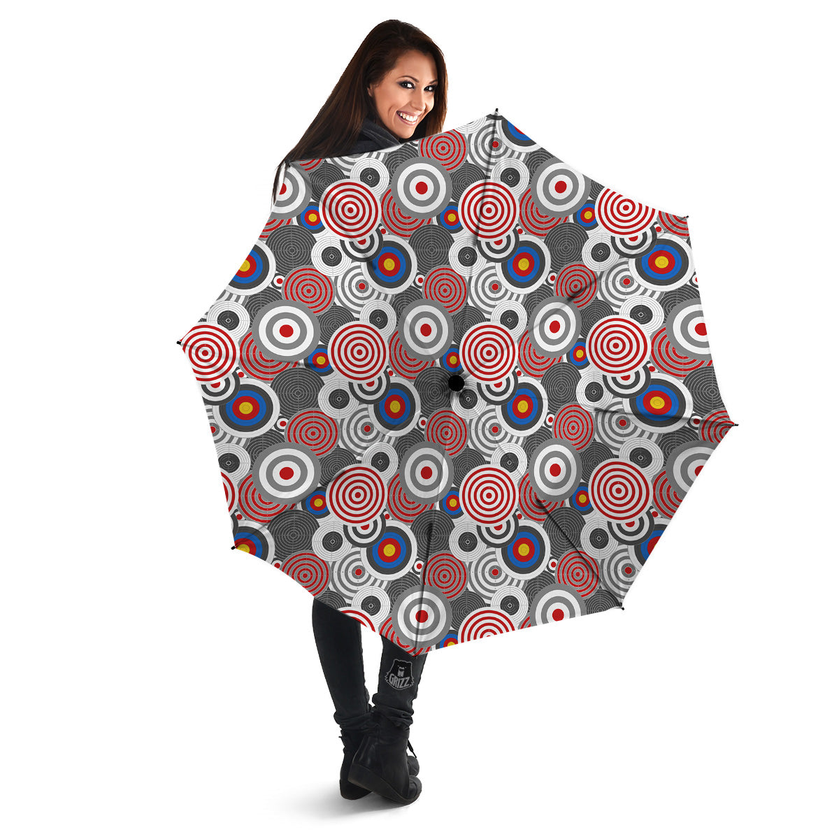 Target Darts Board Game Print Pattern Umbrella-grizzshop