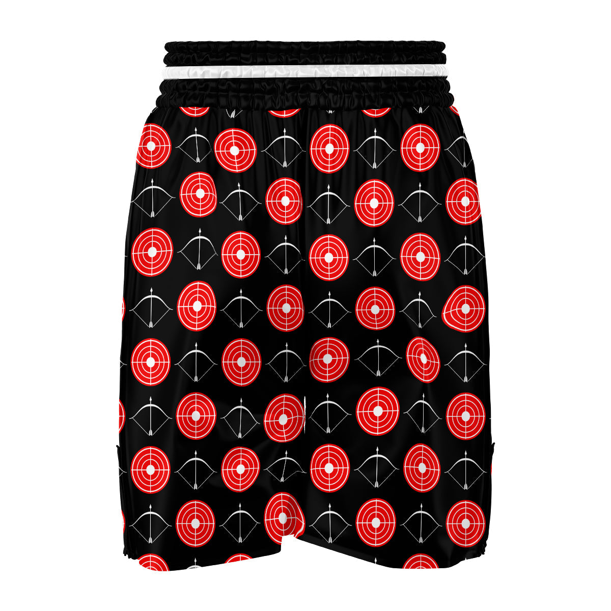 Targets Archery Pattern Print Boxing Shorts-grizzshop