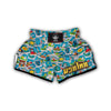 Tarot Pattern Print Muay Thai Boxing Shorts-grizzshop