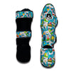 Tarot Pattern Print Muay Thai Shin Guards-grizzshop