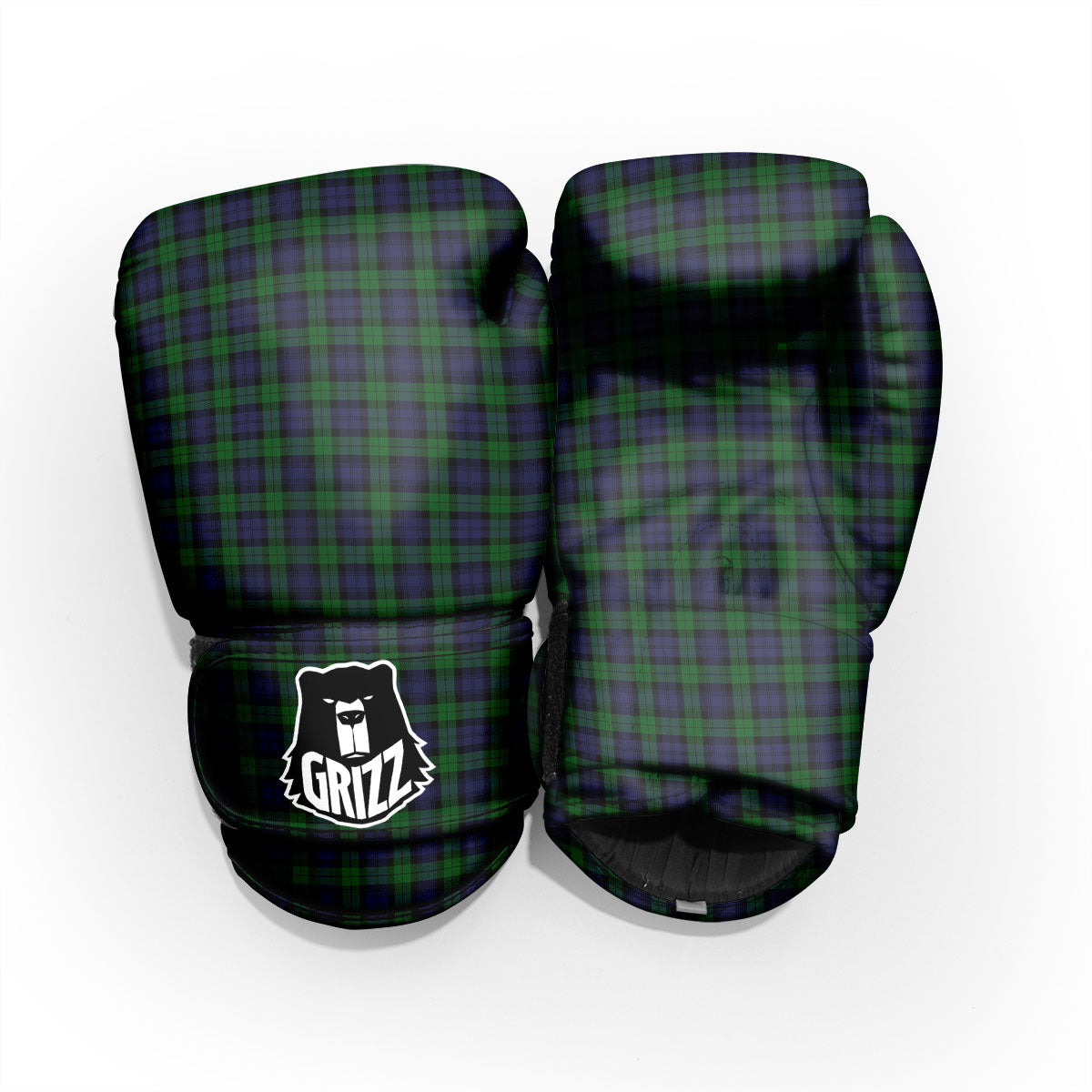 Tartan Black Watch Print Pattern Pro Boxing Glove