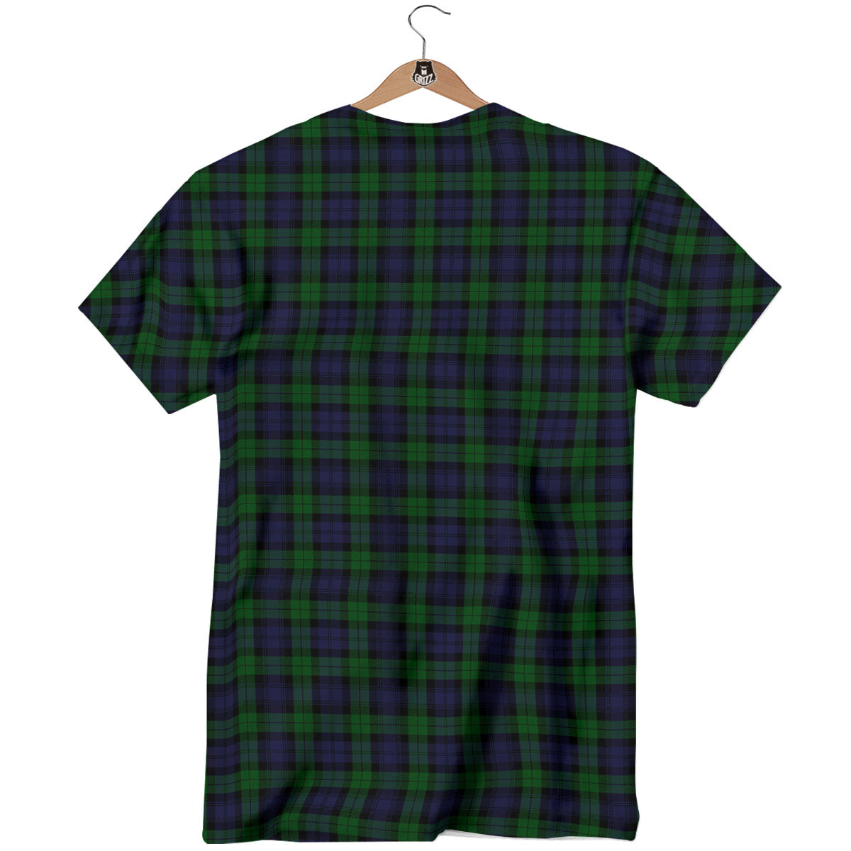 Tartan Black Watch Print Pattern T-Shirt-grizzshop