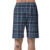 Tartan Blue Plaid Men's Shorts-grizzshop