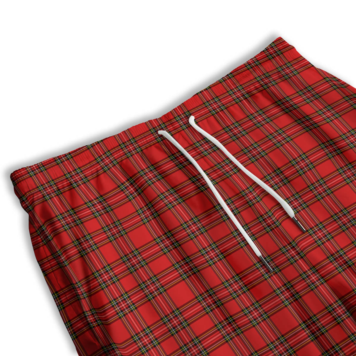 Tartan Christmas Scottish Print Pattern Men's Athletic Shorts