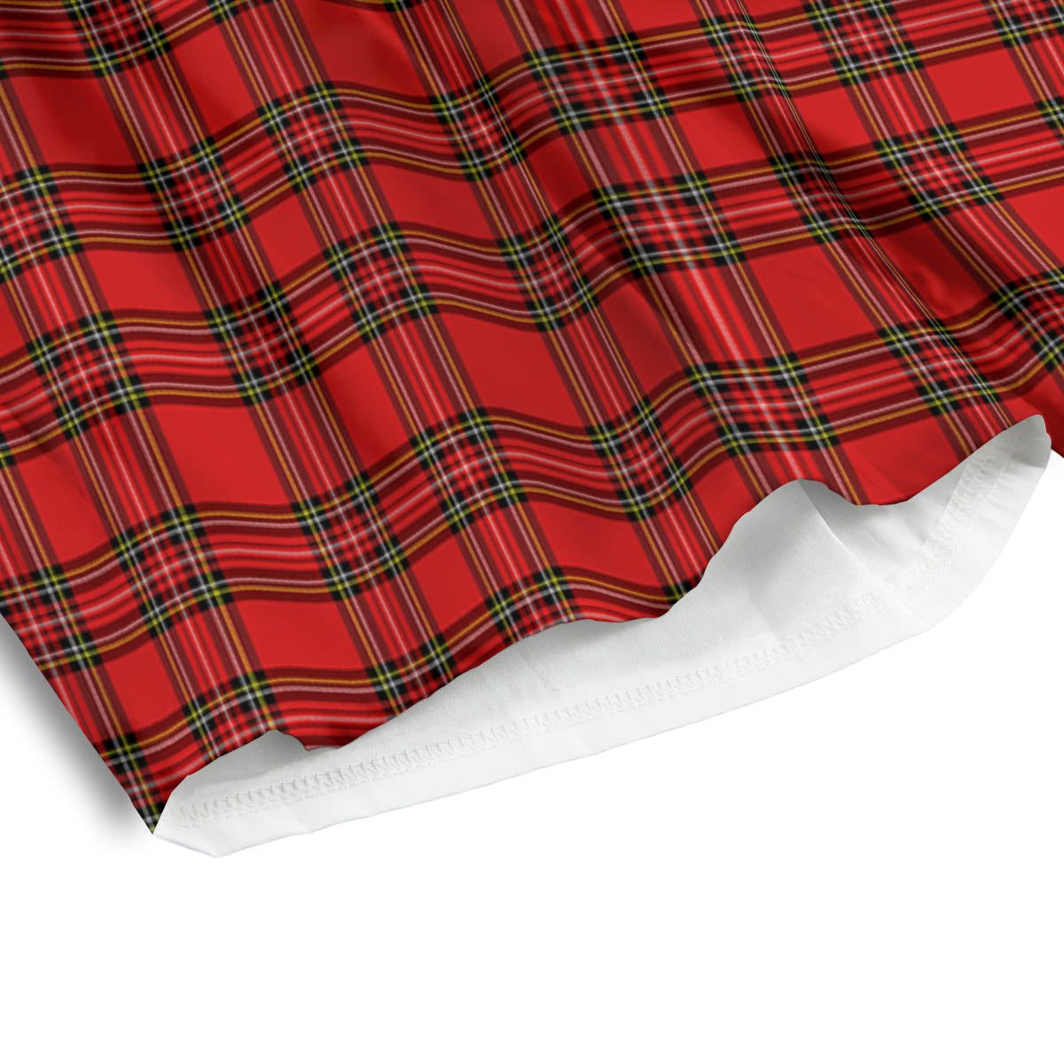 Tartan Christmas Scottish Print Pattern Men's Athletic Shorts