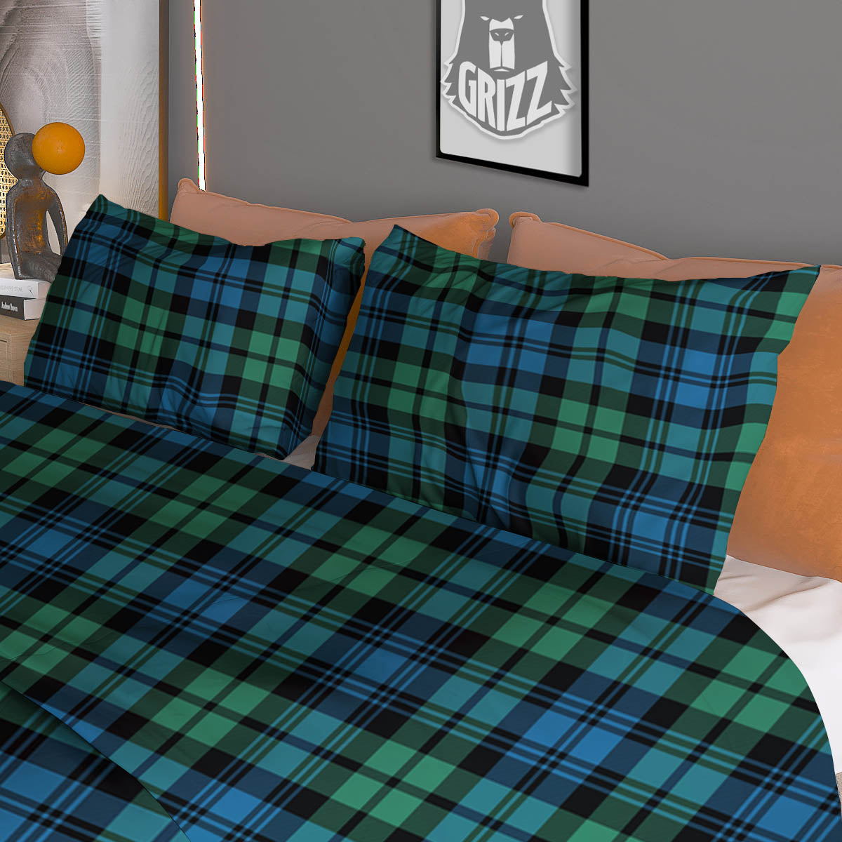 Sun And Gold Moon Print Duvet Cover Bedding Set