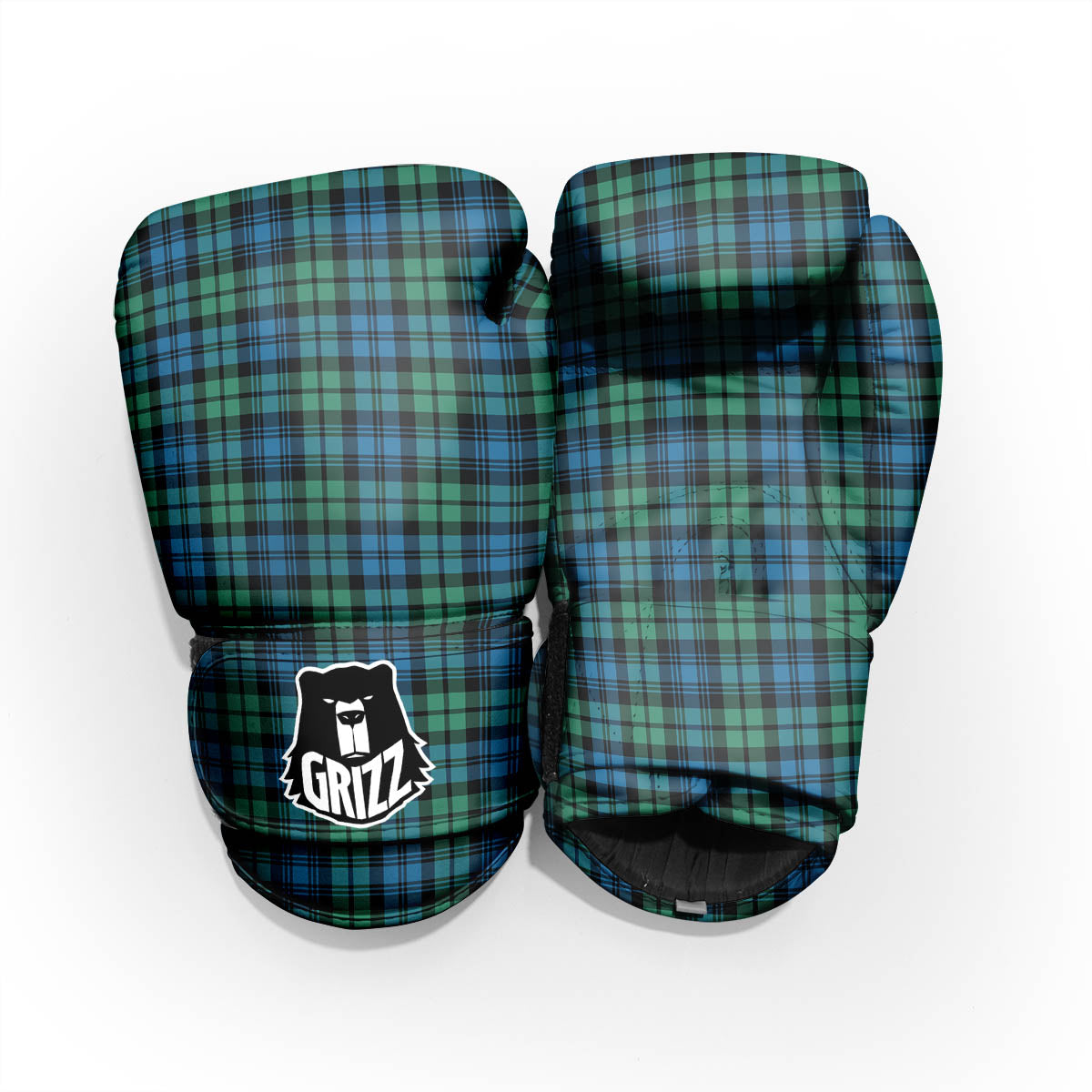 Tartan Clan Campbell Print Pattern Pro Boxing Glove