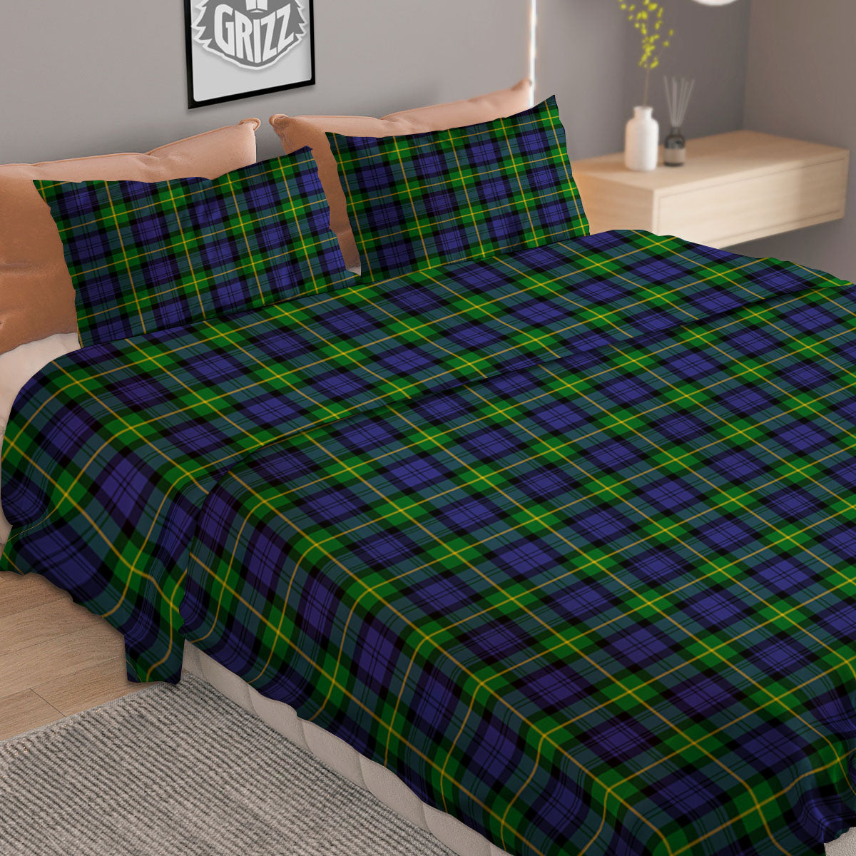 Sunflower Dark Print Pattern Duvet Cover Bedding Set