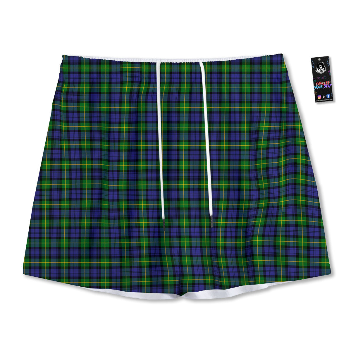 Sunflower Dark Print Pattern Mesh Shorts