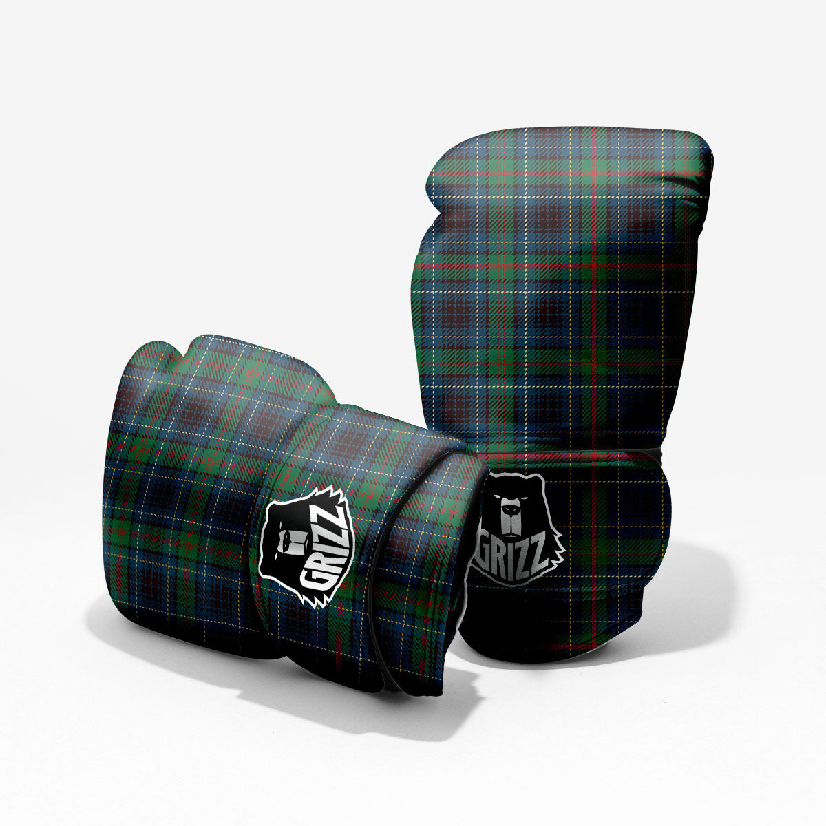 Tartan Irish Print Pattern Pro Boxing Glove
