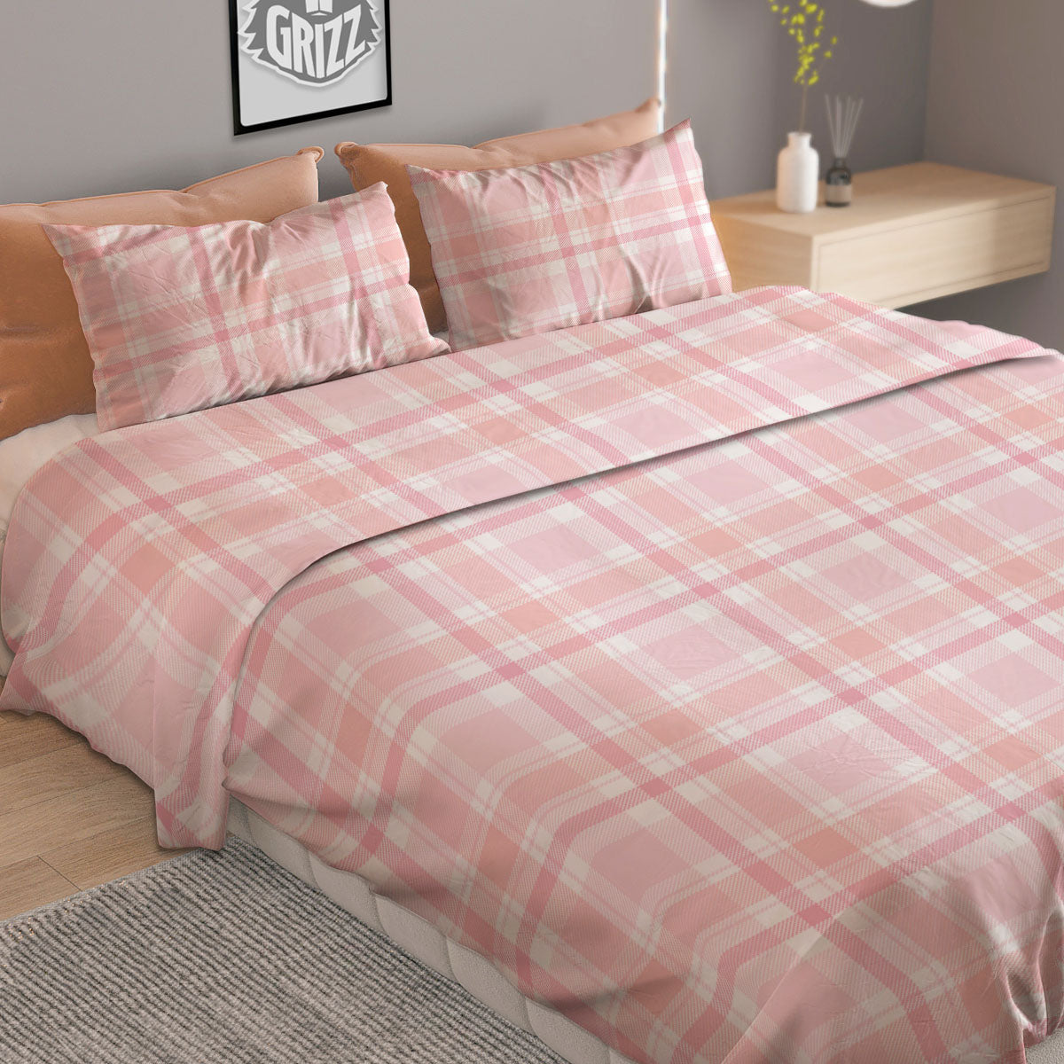 Tiki Tropical Print Pattern Duvet Cover Bedding Set
