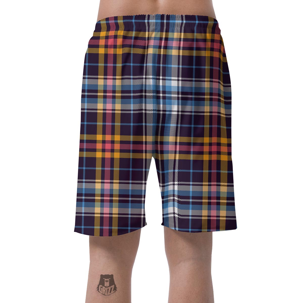 Tartan Plaid Men's Shorts-grizzshop