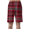 Tartan Plaid Print Men's Shorts-grizzshop