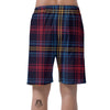 Tartan Print Men's Shorts-grizzshop