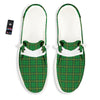 Tartan Saint Patrick's Day Print Black Loafers-grizzshop