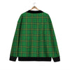 Tartan Saint Patrick's Day Print Cardigan-grizzshop