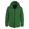 Tartan Saint Patrick's Day Print Down Jacket-grizzshop