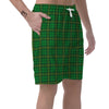 Tartan Saint Patrick's Day Print Men's Shorts-grizzshop