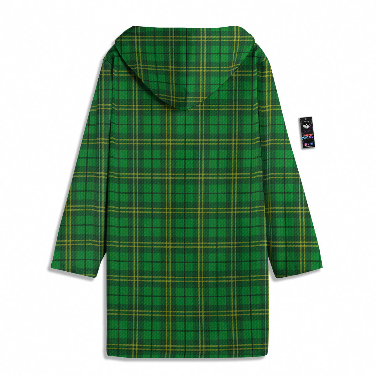 Tartan Saint Patrick's Day Print Men's Windbreaker Jacket-grizzshop