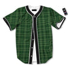 Tartan Saint Patrick's Day Print Pattern Baseball Jersey-grizzshop