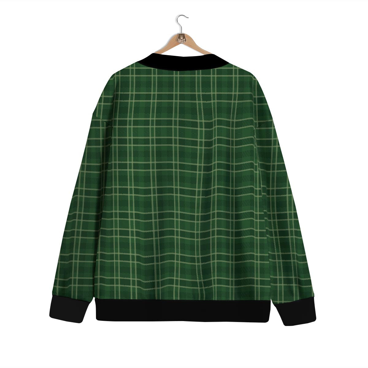 Tartan Saint Patrick's Day Print Pattern Cardigan-grizzshop