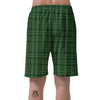 Tartan Saint Patrick's Day Print Pattern Men's Shorts-grizzshop