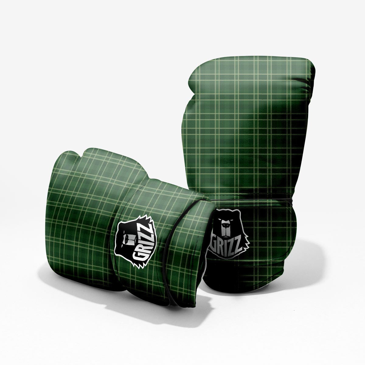 Tartan Saint Patrick's Day Print Pattern Pro Boxing Glove