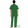 Tartan Saint Patrick's Day Print Women's Pajamas Set-grizzshop