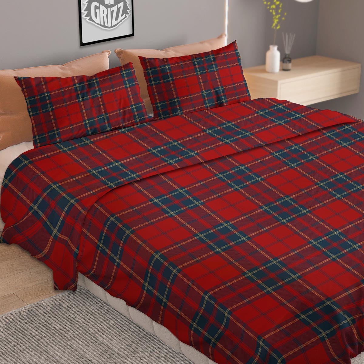 Totem Tiki Print Pattern Duvet Cover Bedding Set