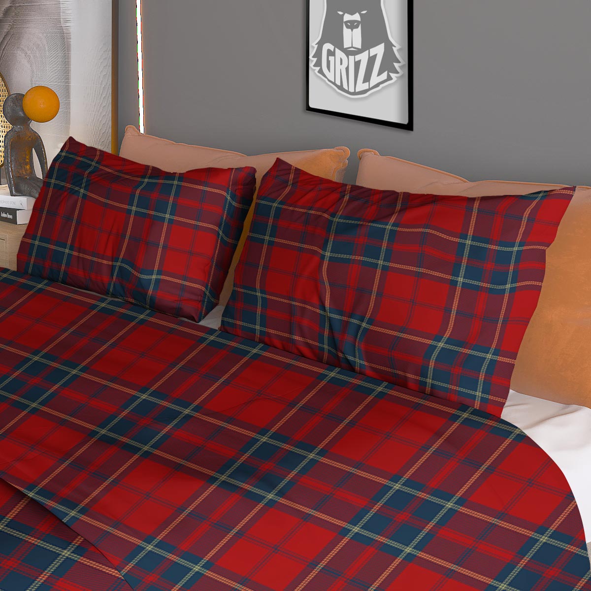 Totem Tiki Print Pattern Duvet Cover Bedding Set