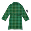 Tartan St. Patrick's Day Print Bathrobe-grizzshop