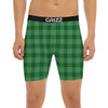 Tartan St. Patrick's Day Print Boxer Briefs-grizzshop