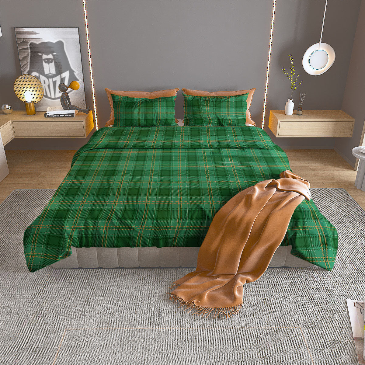 Totem Tribal Print Pattern Duvet Cover Bedding Set