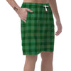 Tartan St. Patrick's Day Print Men's Shorts-grizzshop