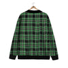 Tartan St. Patrick's Day Print Pattern Cardigan-grizzshop