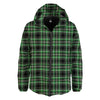 Tartan St. Patrick's Day Print Pattern Down Jacket-grizzshop