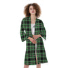 Tartan St. Patrick's Day Print Pattern Kimono-grizzshop