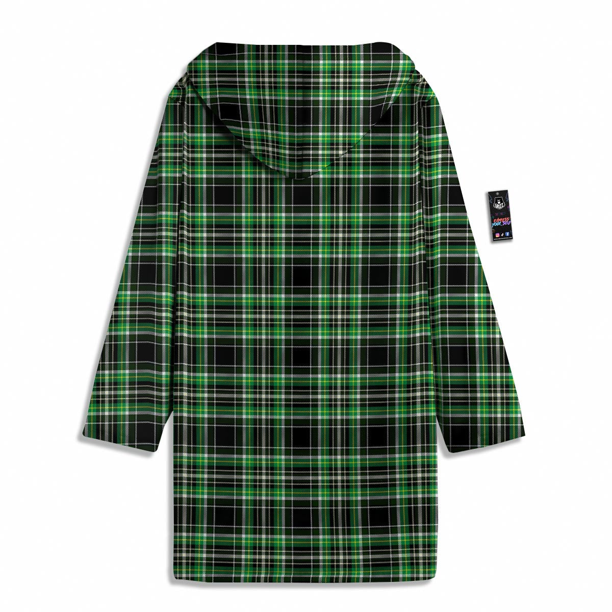 Tartan St. Patrick's Day Print Pattern Men's Windbreaker Jacket-grizzshop