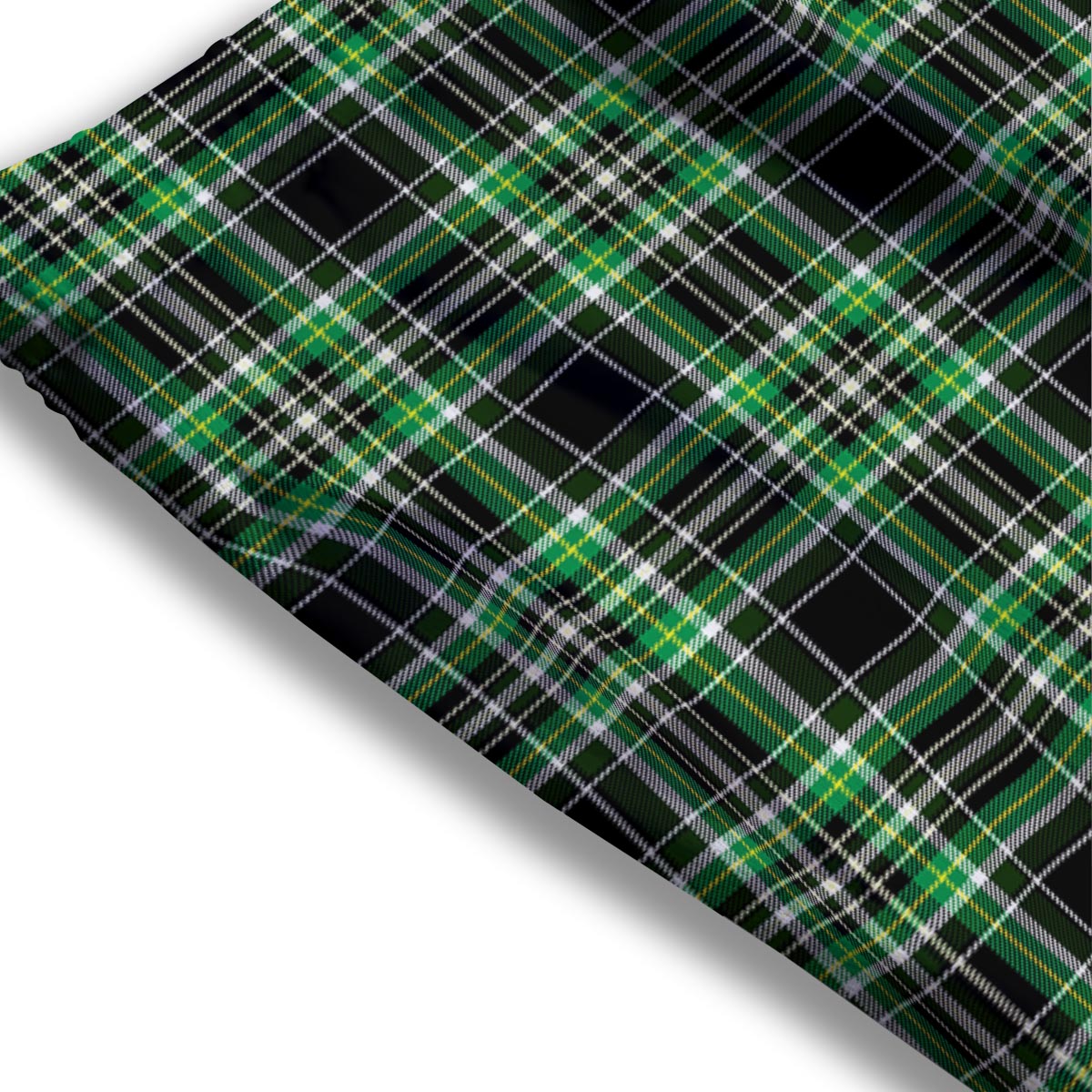 Tartan St. Patrick's Day Print Pattern Mesh Shorts