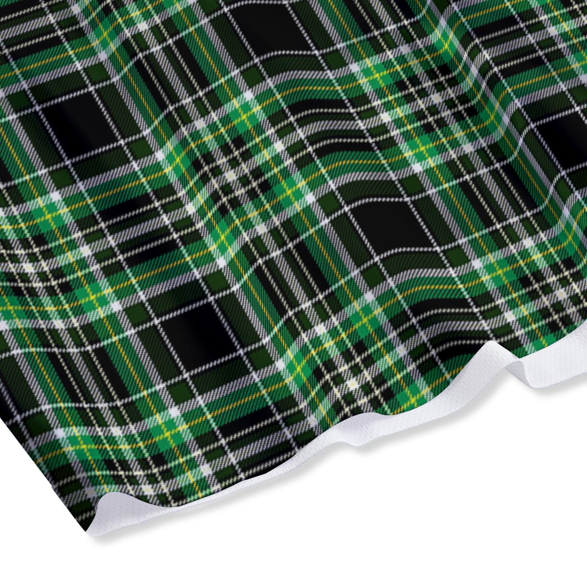 Tartan St. Patrick's Day Print Pattern Mesh Shorts