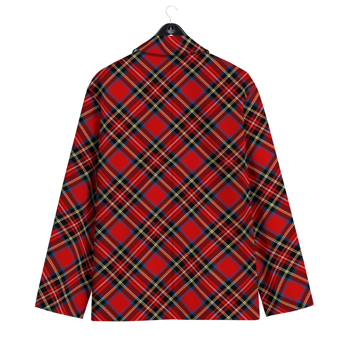 Tartan Stewart Red Print Pattern Men's Sport Coat-grizzshop