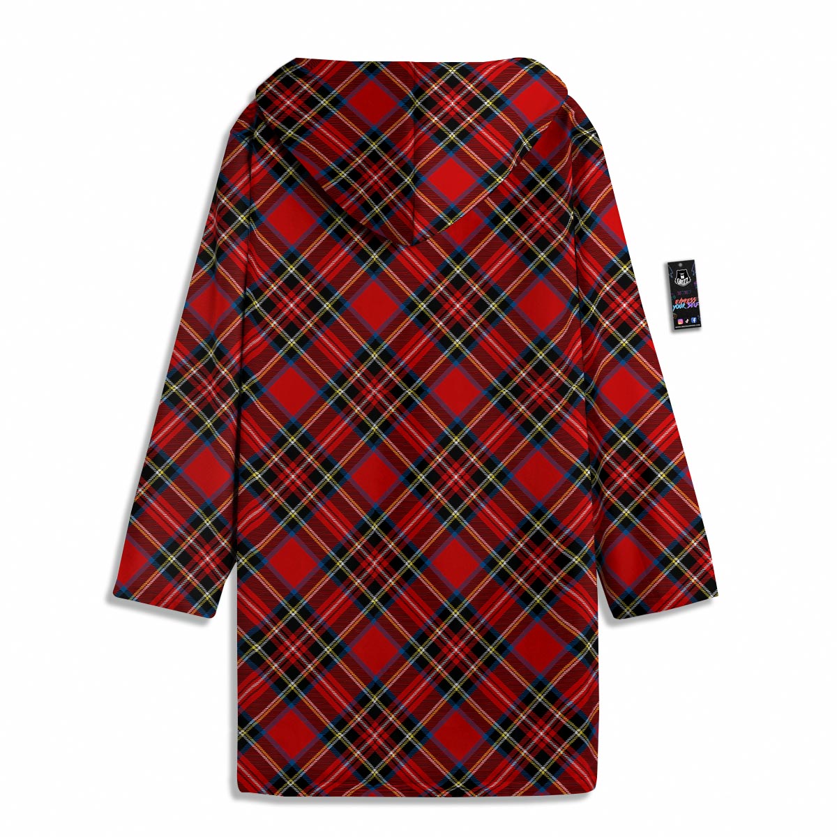Tartan Stewart Red Print Pattern Men's Windbreaker Jacket-grizzshop
