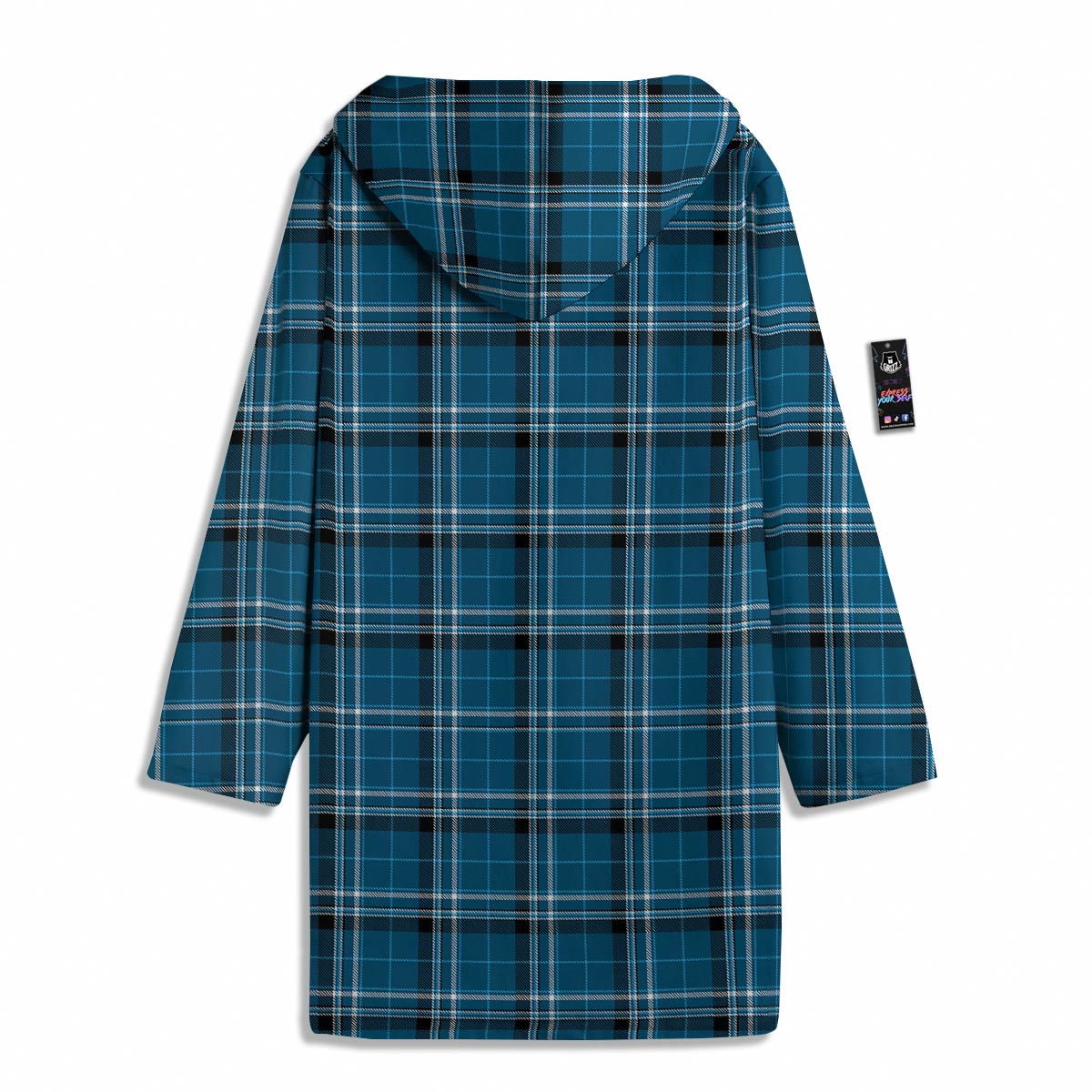 Tartan Teal Stewart Print Pattern Men's Windbreaker Jacket-grizzshop