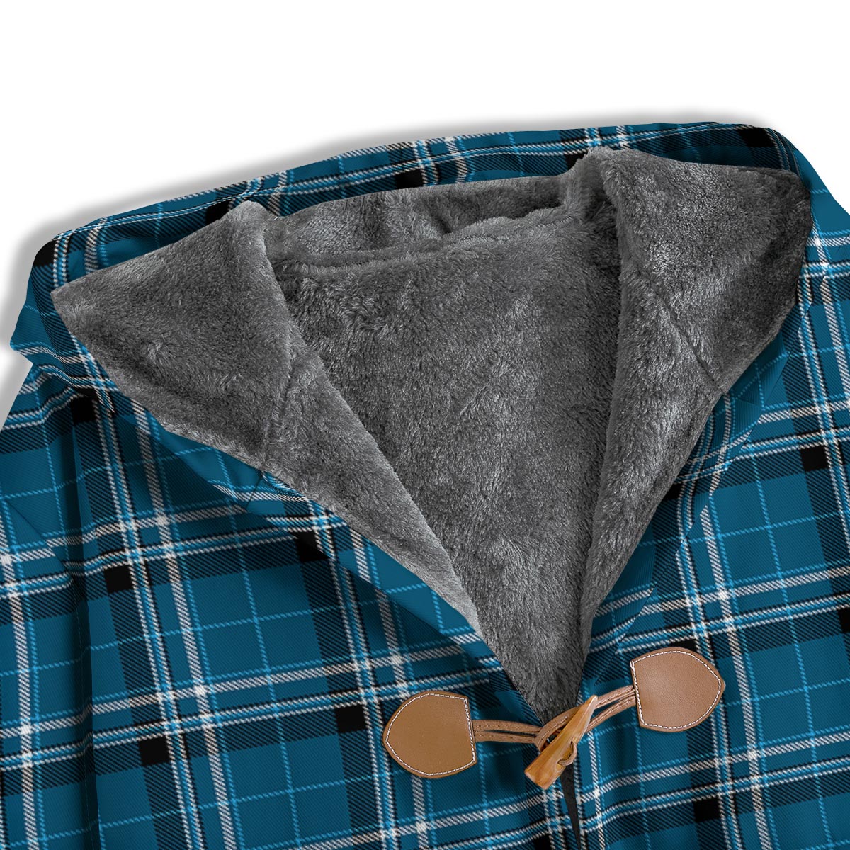 Tartan Teal Stewart Print Pattern Men's Windbreaker Jacket-grizzshop