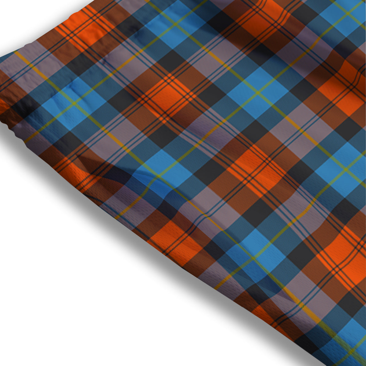 Tartan Western Print Pattern Mesh Shorts
