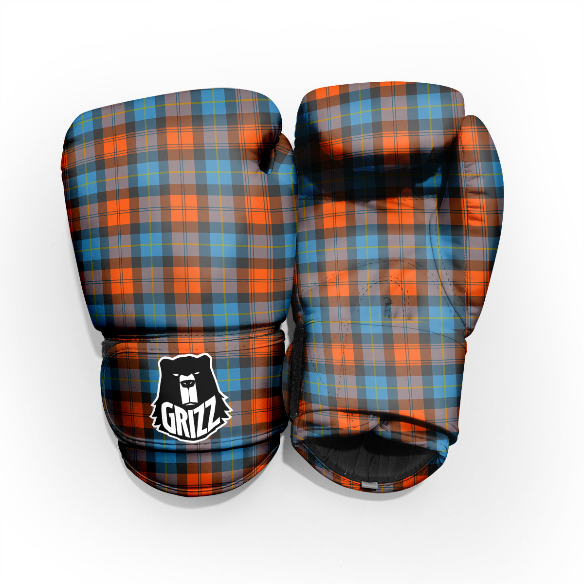 Tartan Western Print Pattern Pro Boxing Glove